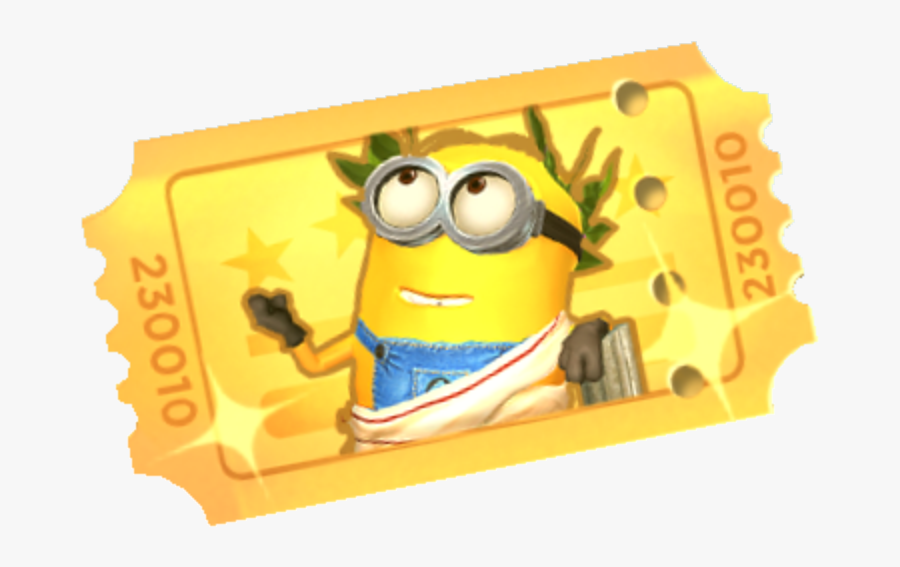 Gold Ticket Png - Golden Ticket Minion Rush, Transparent Clipart