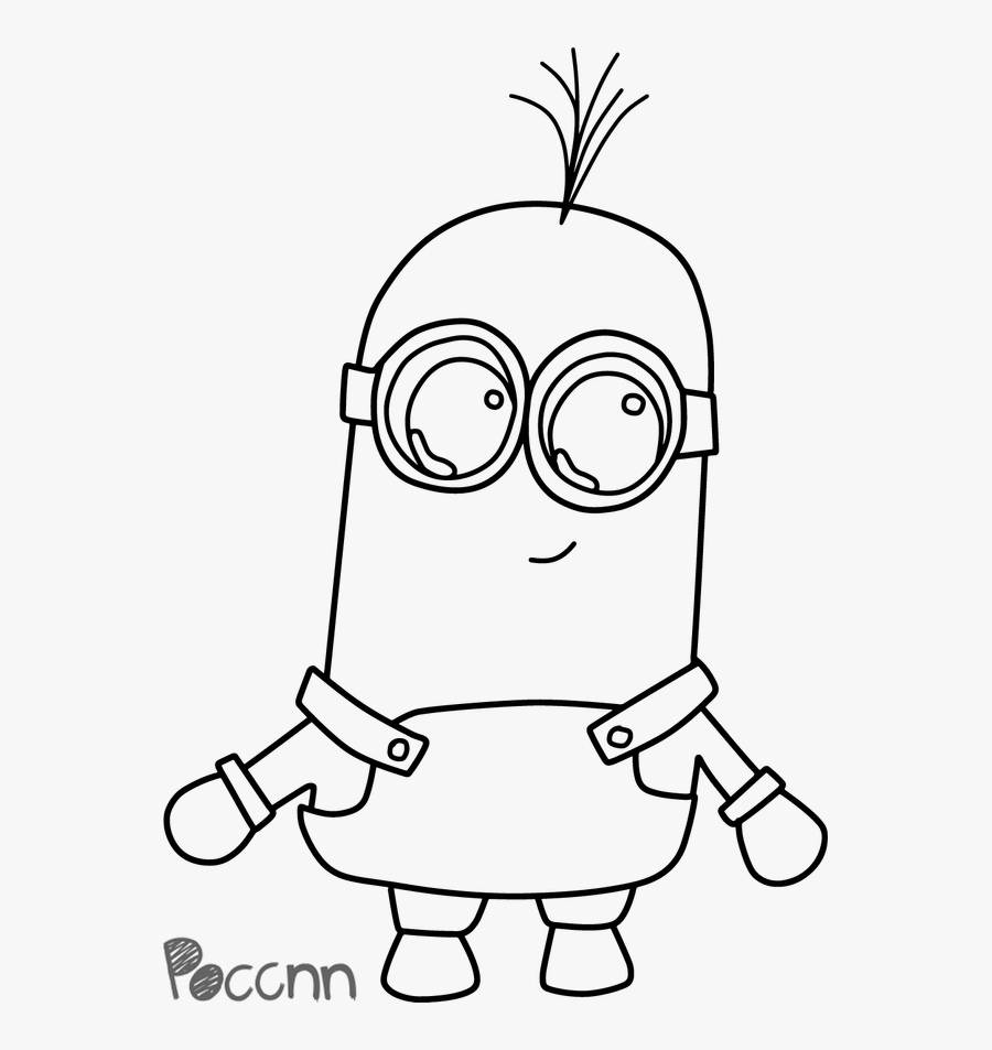 Despicable Me Logo Lineart - Line Art, Transparent Clipart