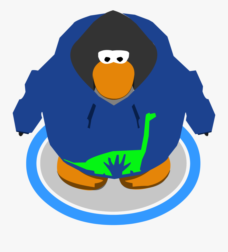 The Good Dinosaur Hoodie In-game - Club Penguin Transparent, Transparent Clipart