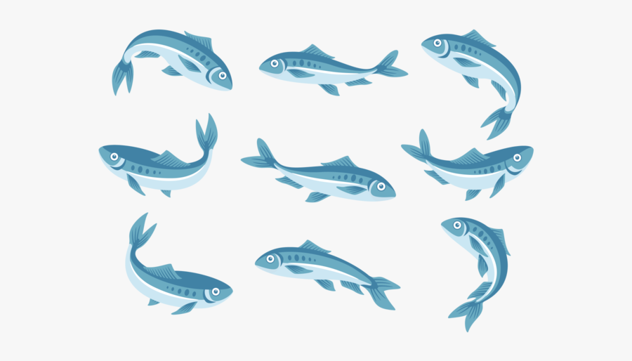 Vector Icônes Sardine - Cute Sardine, Transparent Clipart
