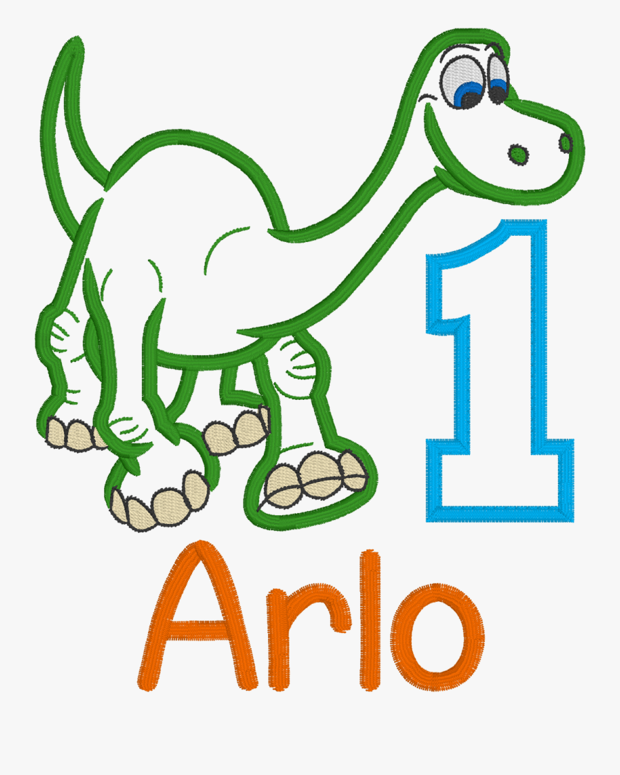Good Dinosaur Embroidery Design, Transparent Clipart