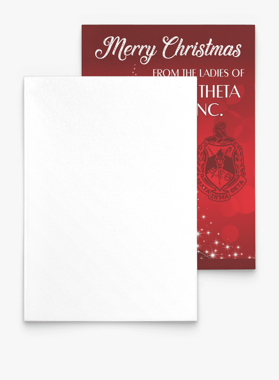 Delta Sigma Theta Christmas Card Unique Greek Store, Transparent Clipart