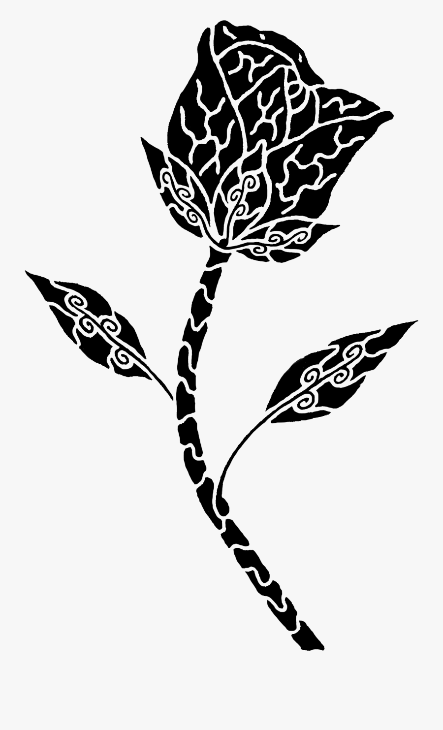 Transparent Tattoo Design Png - Transparent Rose Tattoo Designs, Transparent Clipart