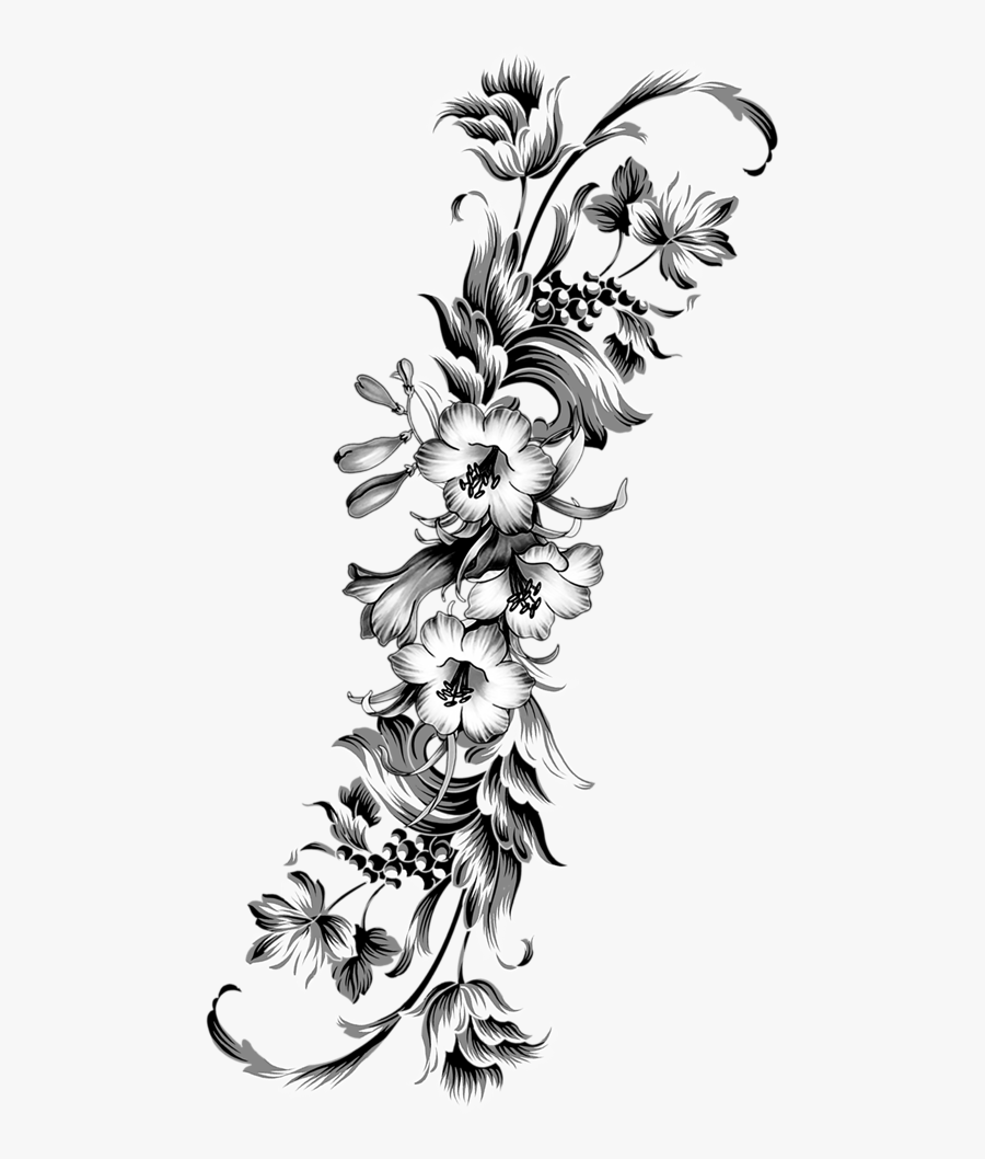 Фотки Rose Tattoos, Flower Tattoos, Body Art Tattoos, - Full Body Tattoos Png, Transparent Clipart