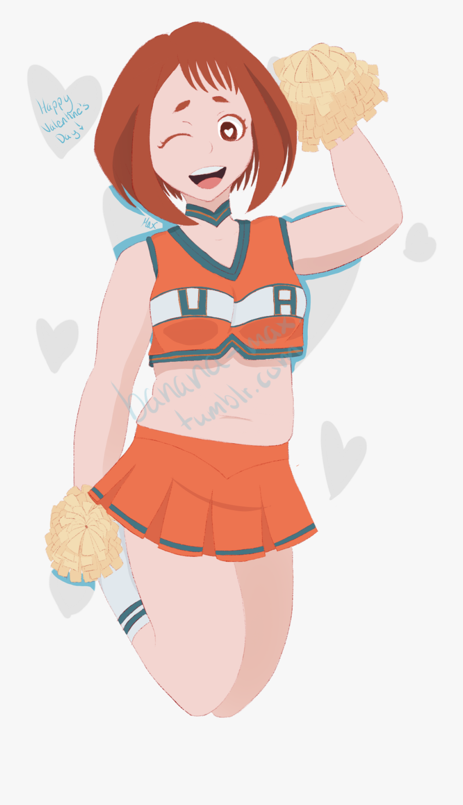 Bnha Mha Uraraka Uraraka Ochako Boku No Hero Academia - Cartoon, Transparent Clipart