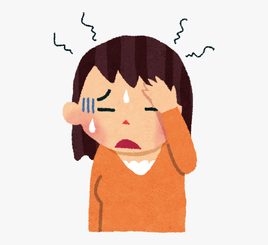 Fever Clipart Abdomen Pain - Signs And Symptoms Cartoon, Transparent Clipart