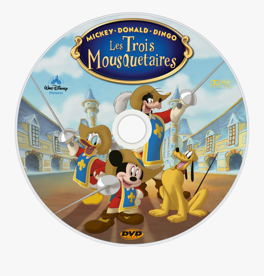 Mickey Donald And Goofy Three Musketeers, Transparent Clipart