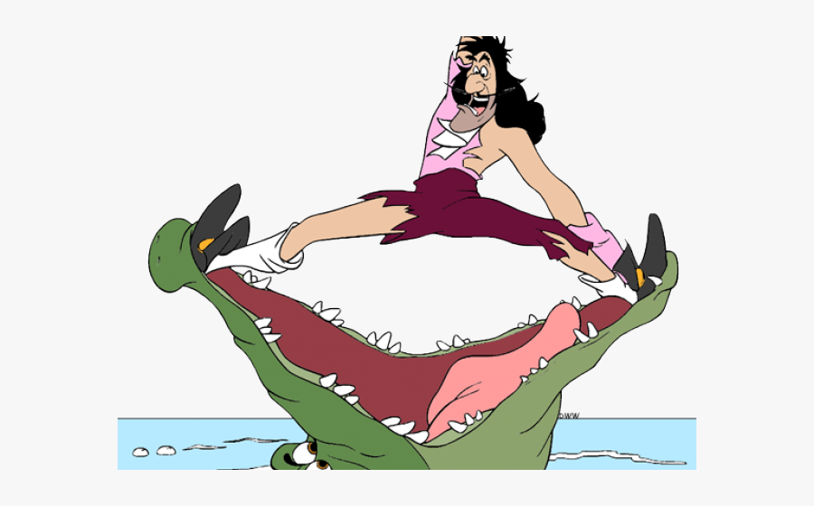 Peter Pan Transparent Crocodile, Transparent Clipart