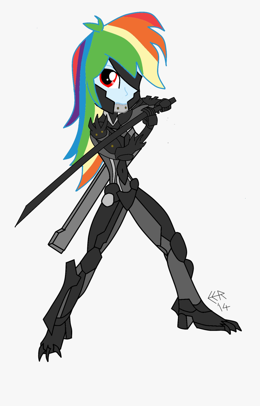 Cyborg Clipart Raiden - Raiden From Metal Gear Rising Revengeance, Transparent Clipart