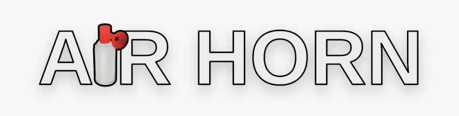 Air Horn - Coquelicot, Transparent Clipart