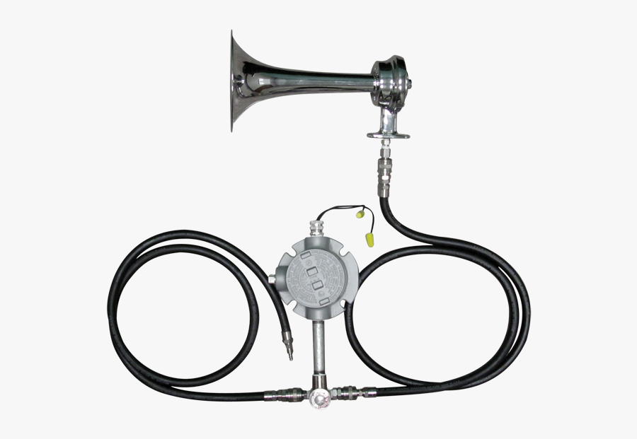 Pneumatic Air Horn Tiger Safety - Drawing, Transparent Clipart