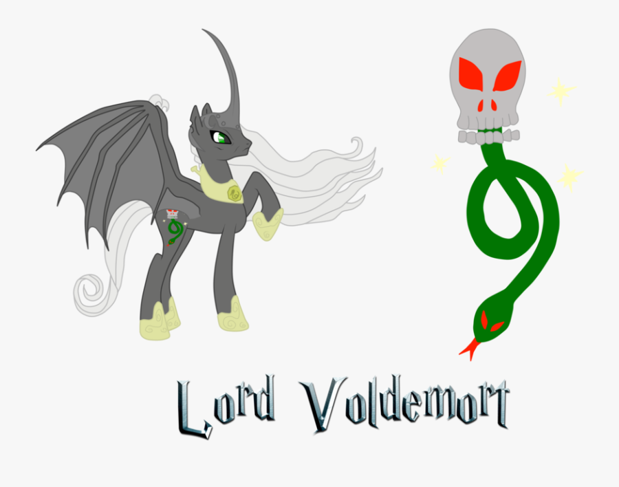 Lard Voldemor Lord Voldemort Harry Potter Draco Malfoy - Voldemort My Little Pony In Harry Potter, Transparent Clipart