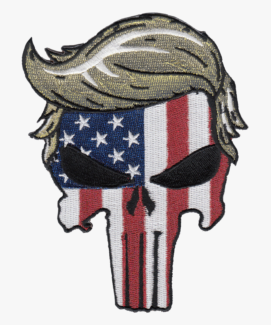 Transparent The Punisher Png - Trump Patches, Transparent Clipart