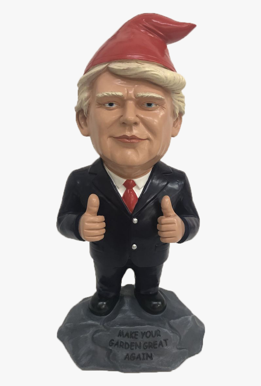 Donald Trump Garden Gnome - Garden Gnome, Transparent Clipart
