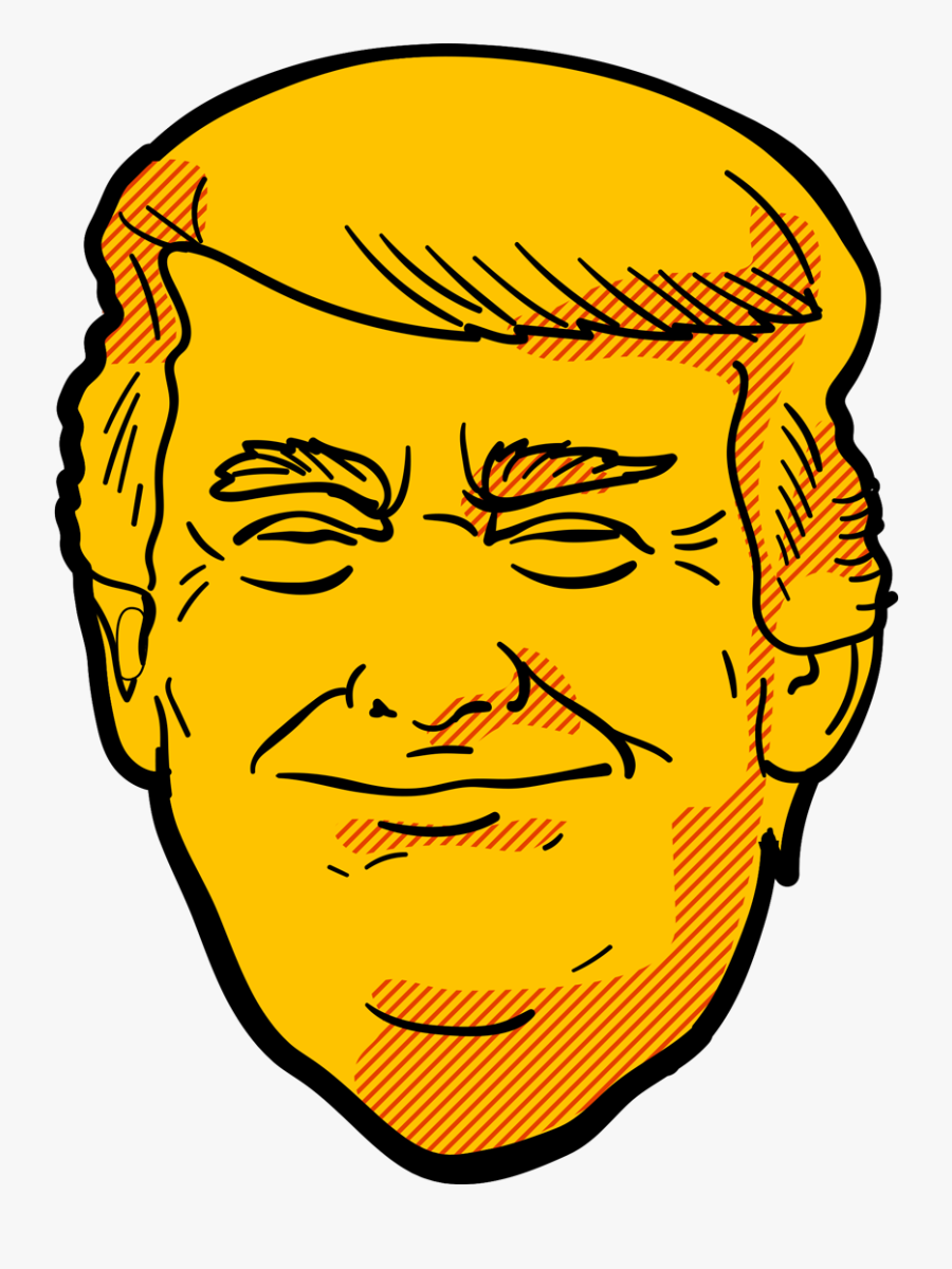 Donald Trump Transparency Face, Transparent Clipart