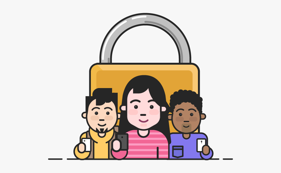 Zeta Trusted Contacts Friends - Cartoon, Transparent Clipart