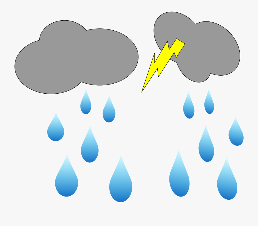 Rain Clip Art Free Transparent Png - Rain Animation, Transparent Clipart