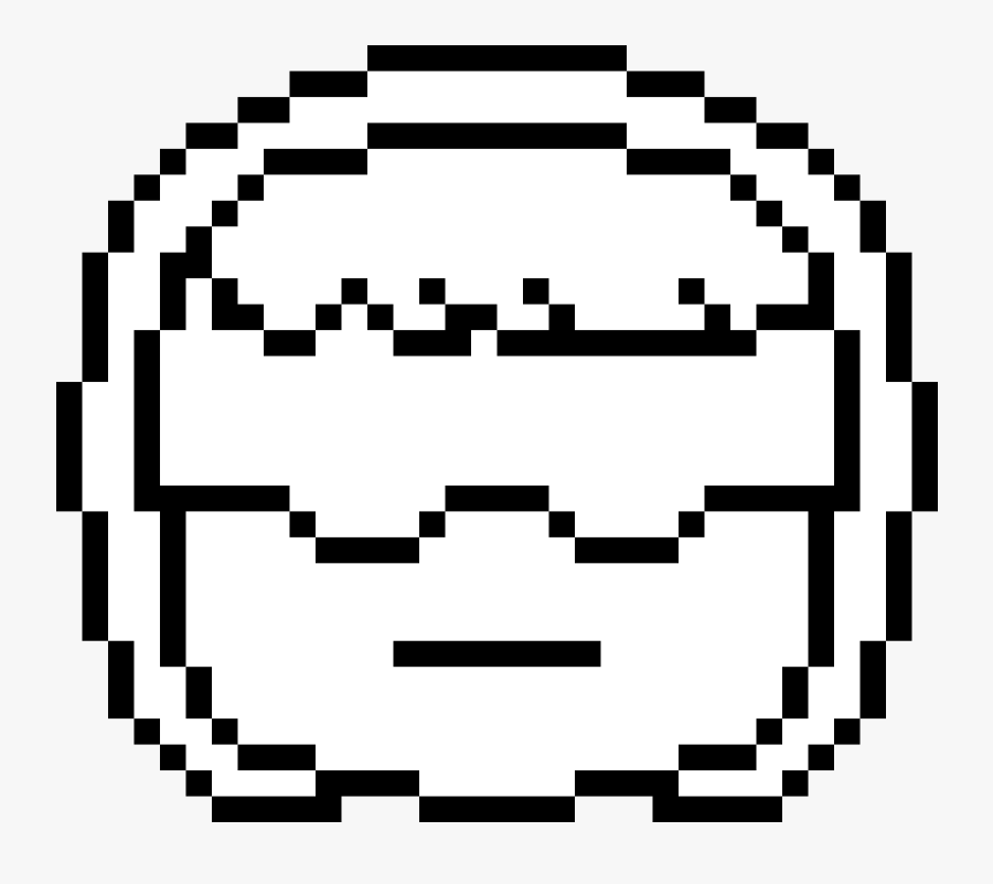 Karma - Sans Pixel Art Face, Transparent Clipart