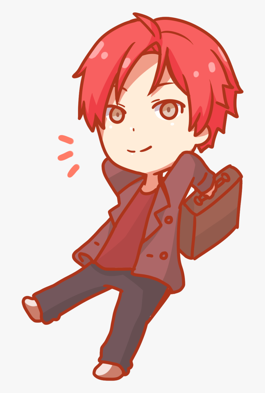 Assassination Classroom Karma , Png Download - Karma Assassination Classroom Chibi, Transparent Clipart