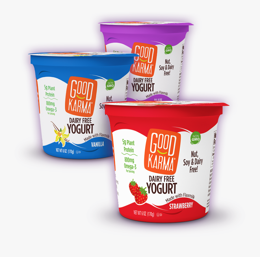 Home Good Karma Foods - Good Karma Flax Yogurt, Transparent Clipart