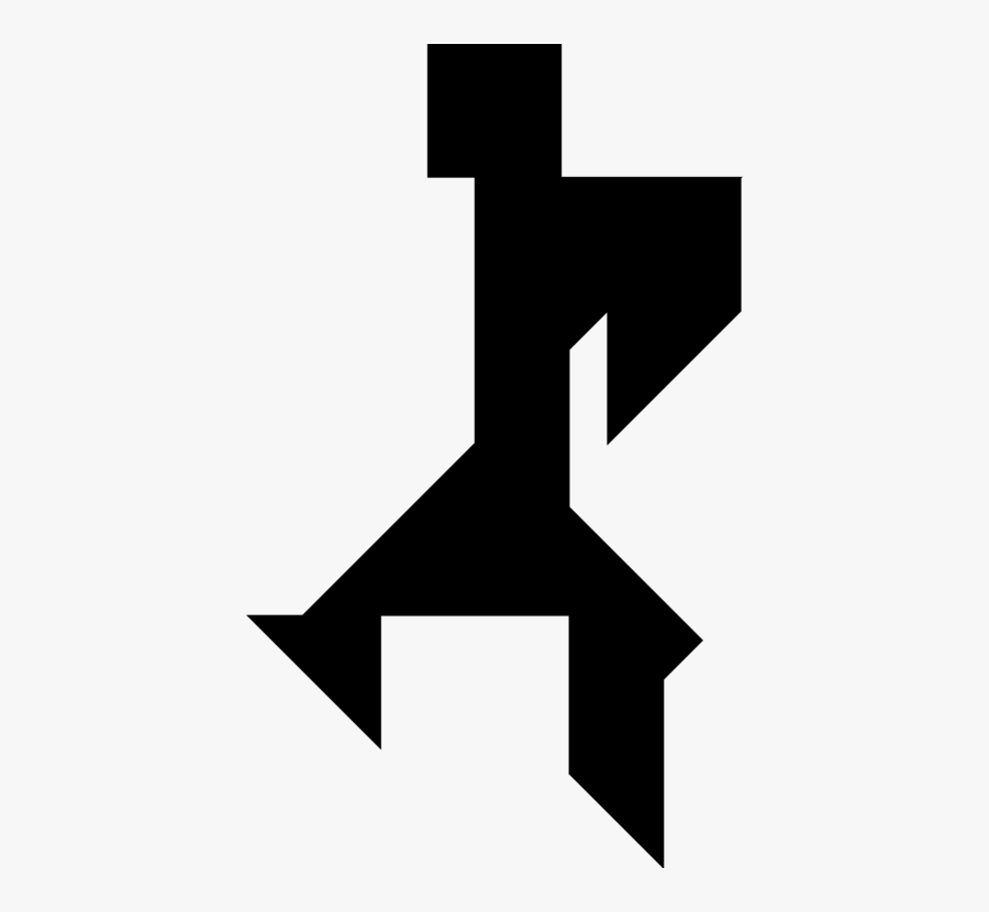 Angle,symbol,monochrome - Puzzle, Transparent Clipart