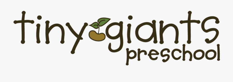 Tiny Giants - Logo-preschool - Calligraphy, Transparent Clipart