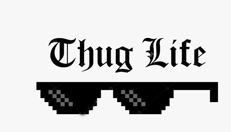 Thug Life Clipart Png - Thug Life Joint And Glasses, Transparent Clipart