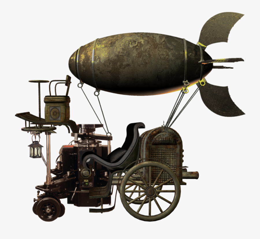 Steampunk Clipart Flying Machine - Steam Punk Model Flying Machine