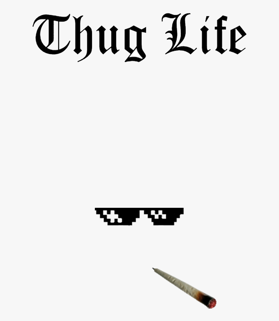Thug Life Filter Snapchat , Png Download - Thug Life Snapchat Filter, Transparent Clipart