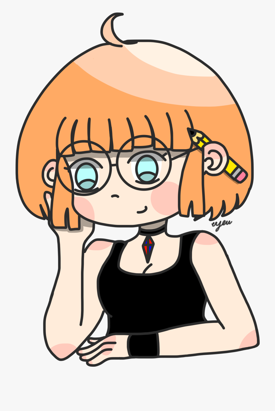 Pink Eyes Clipart Girl Ghost - Cartoon, Transparent Clipart