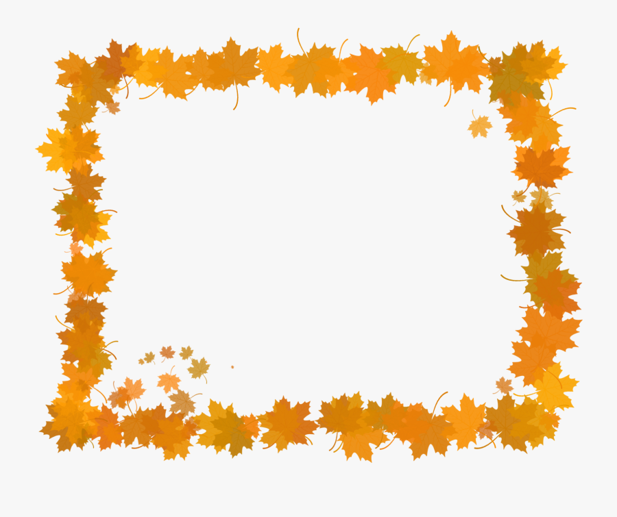 Autumn - Picture Frame, Transparent Clipart