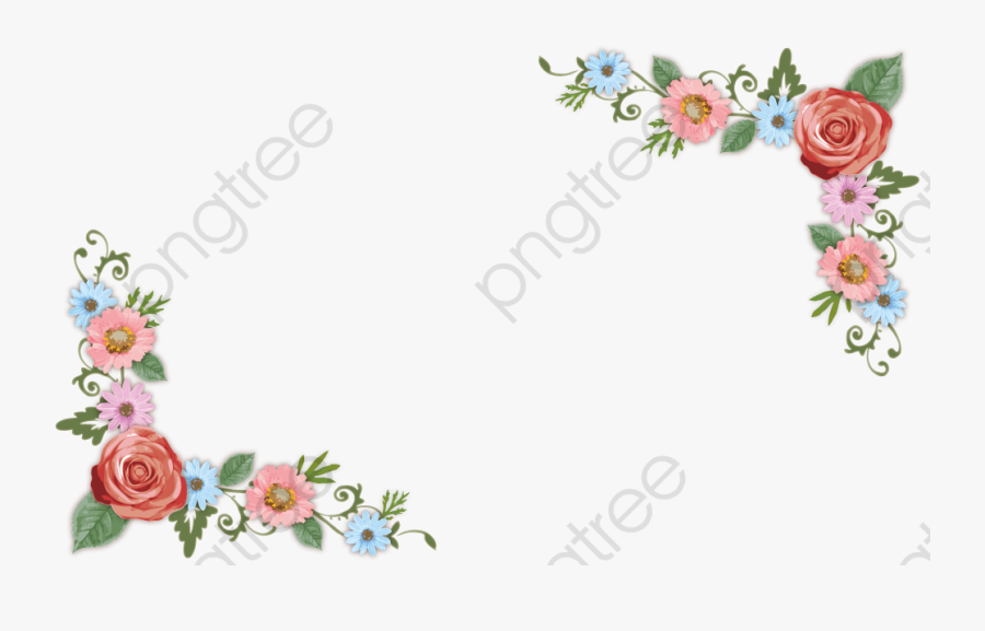 Beautiful Corner Creative Decorative - Hoa Trang Trí Góc Đẹp, Transparent Clipart