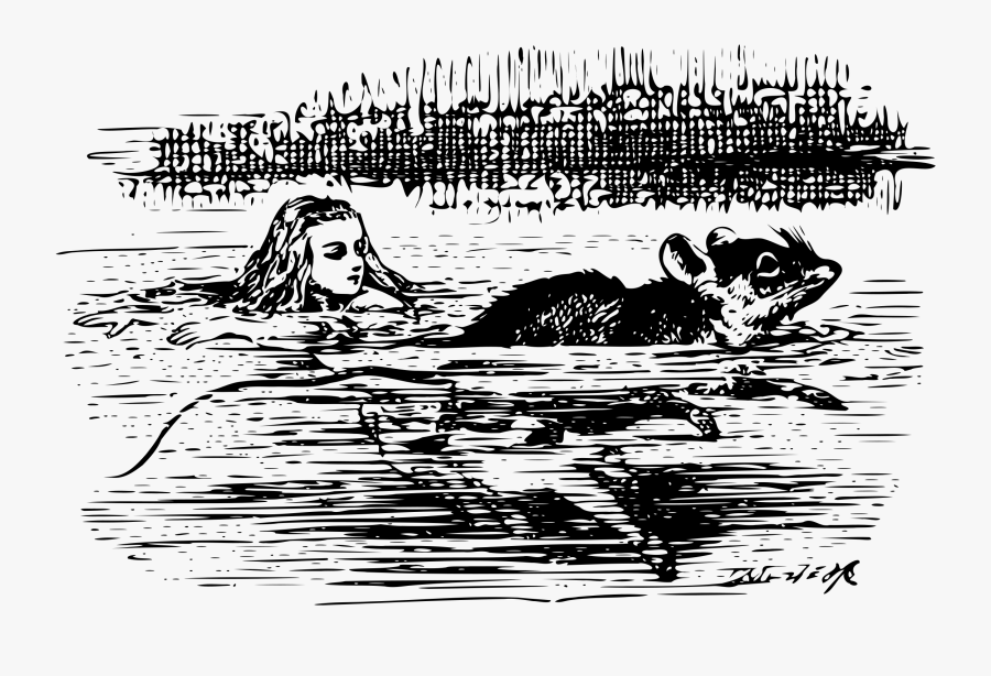 Alice In Wonderland Mouse, Transparent Clipart