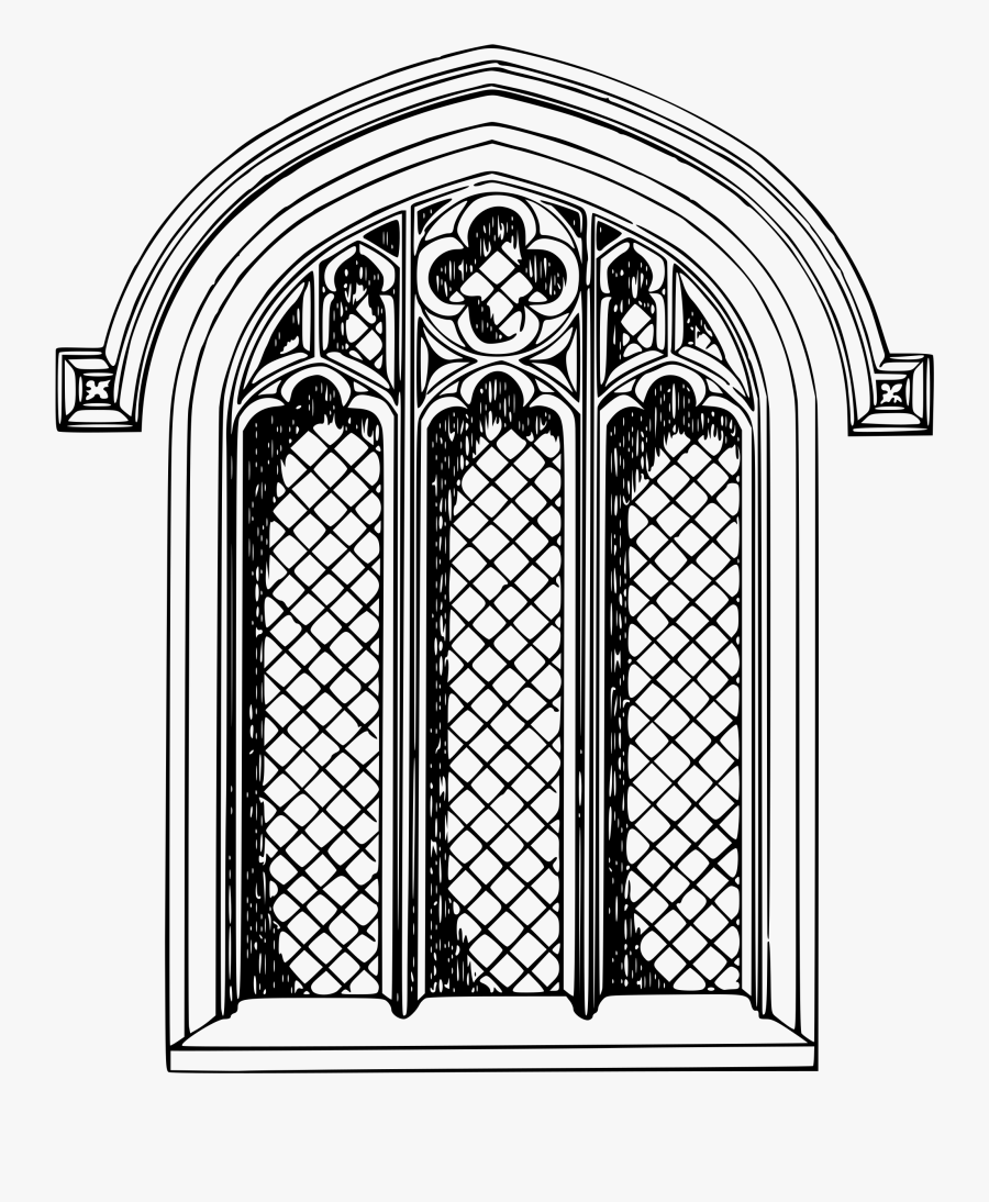 Church Window 2 Clip Arts - Vector Church Windows Free, Transparent Clipart