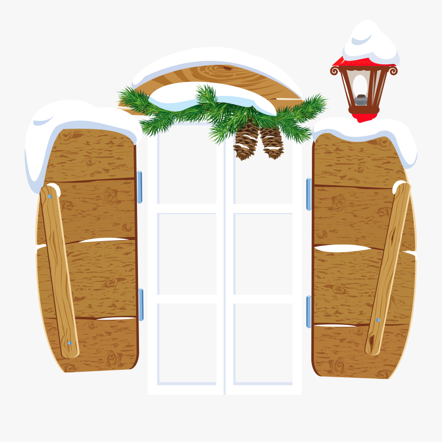 Christmas Window Clip Art - Christmas Window Png, Transparent Clipart