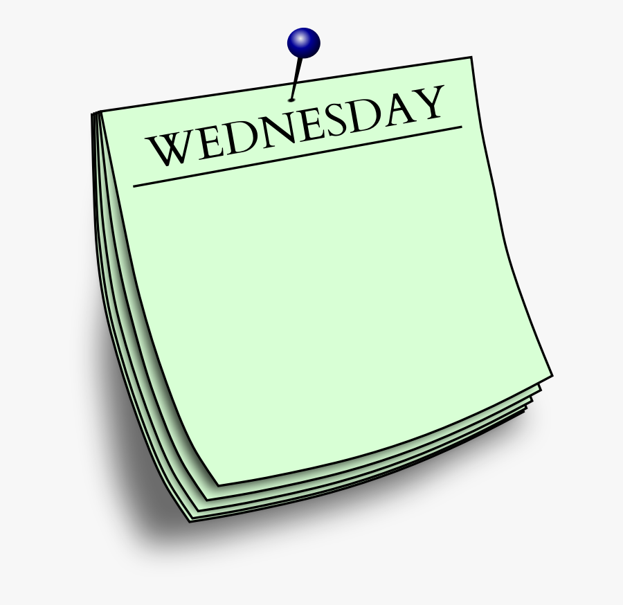 Daily Note Medium Image - Wednesday Note Png, Transparent Clipart