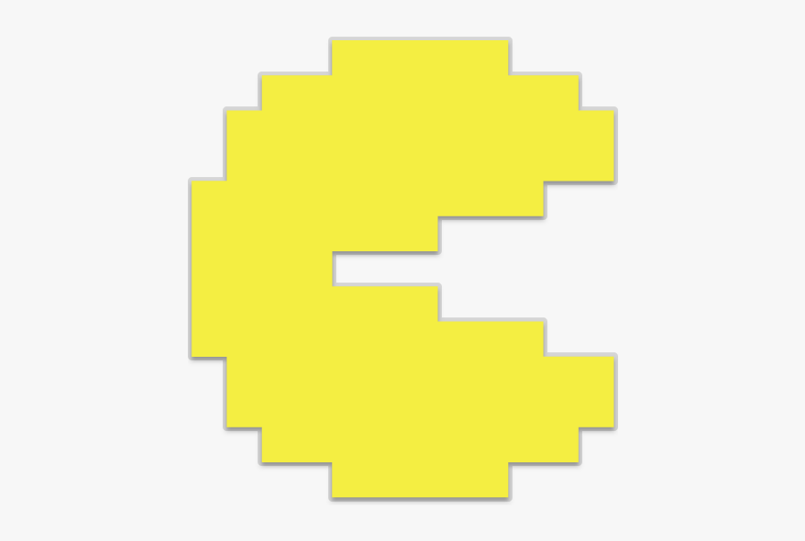 Pac Man Png - Original Pac Man Pixel, Transparent Clipart