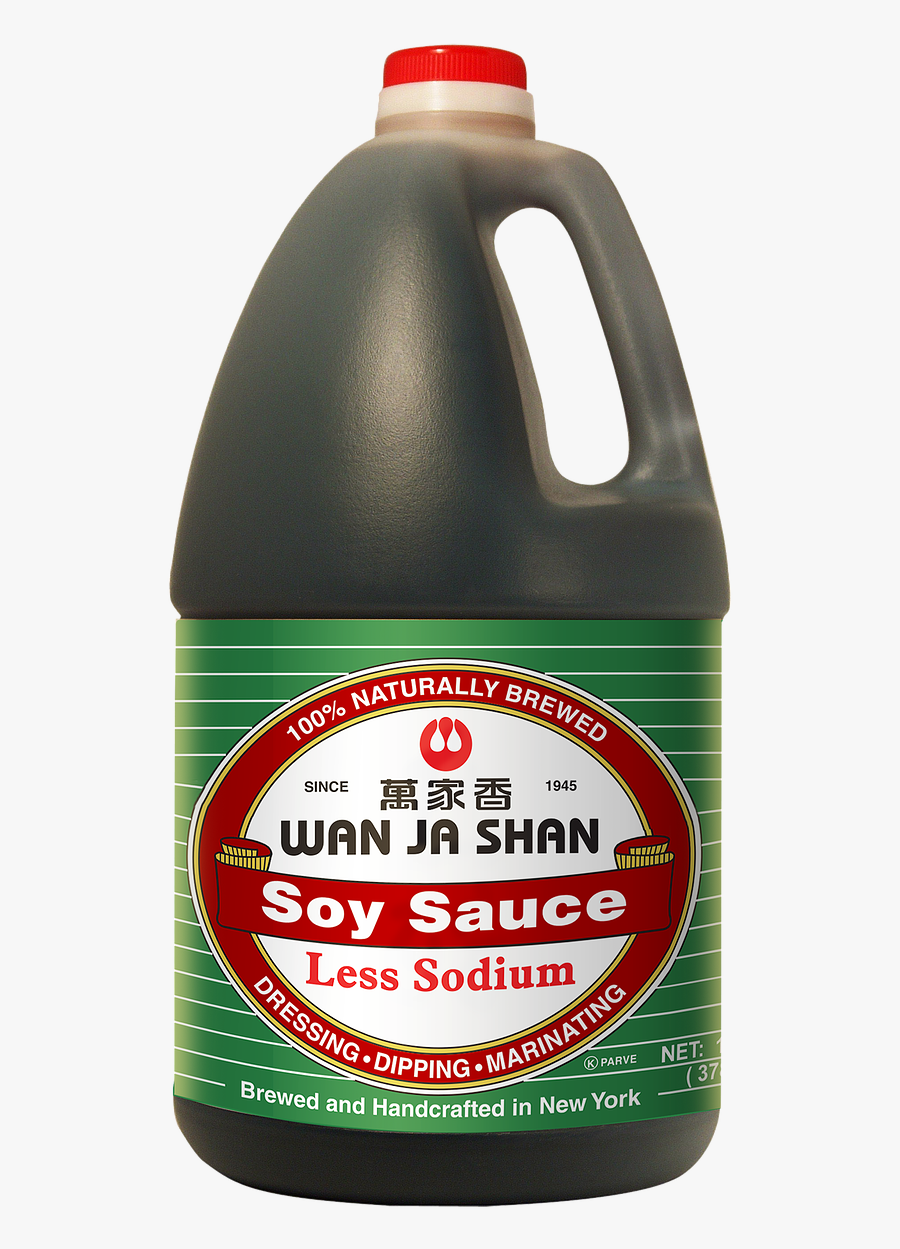 Less Sodium Soy Sauce , Png Download, Transparent Clipart