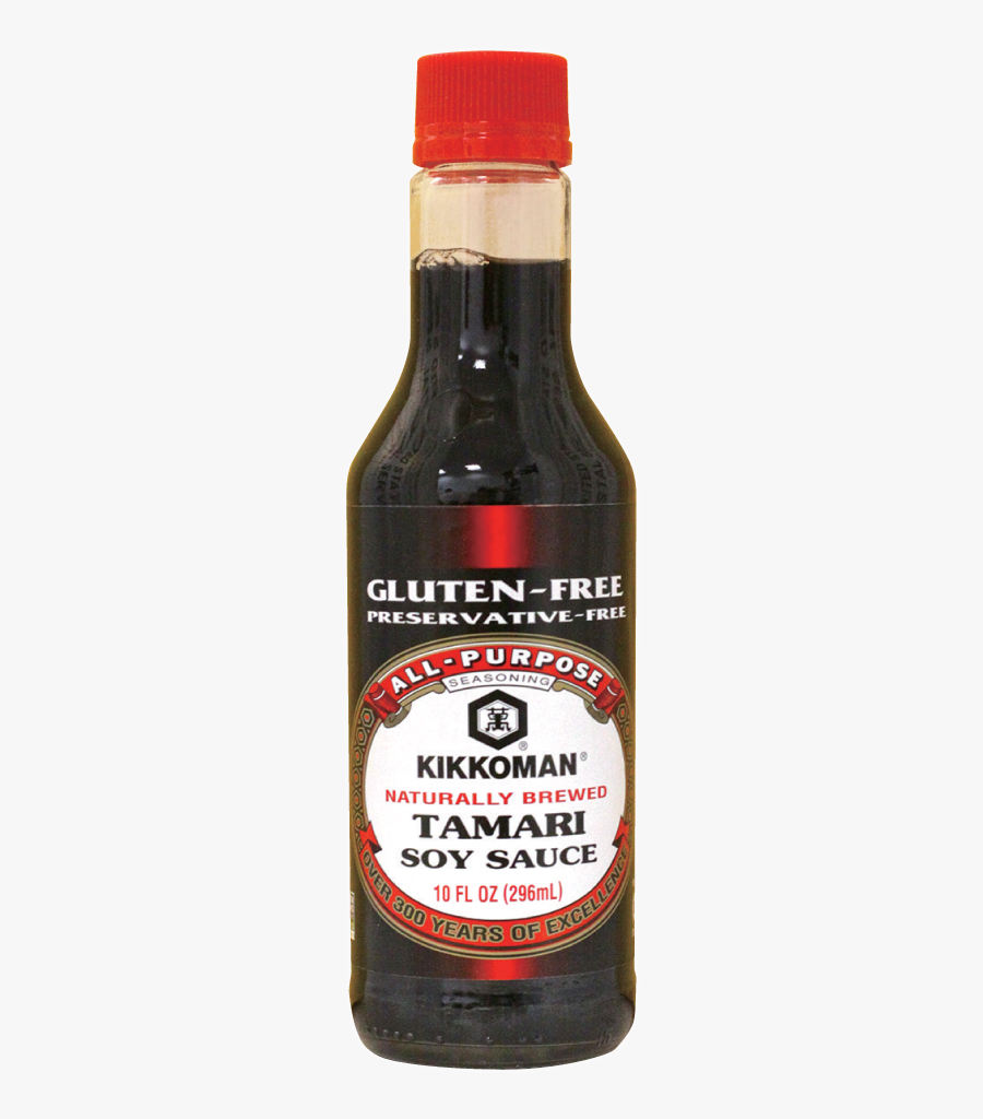Kikkoman Gluten Free Tamari Soy Sauce, Transparent Clipart