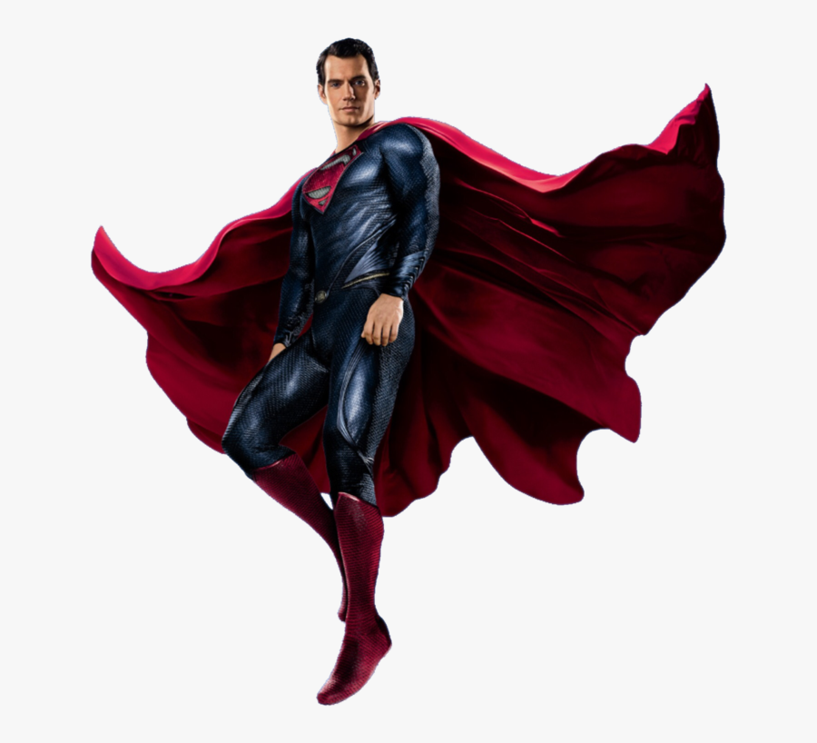 Superhero Flying Png - Superman Henry Cavill Png, Transparent Clipart