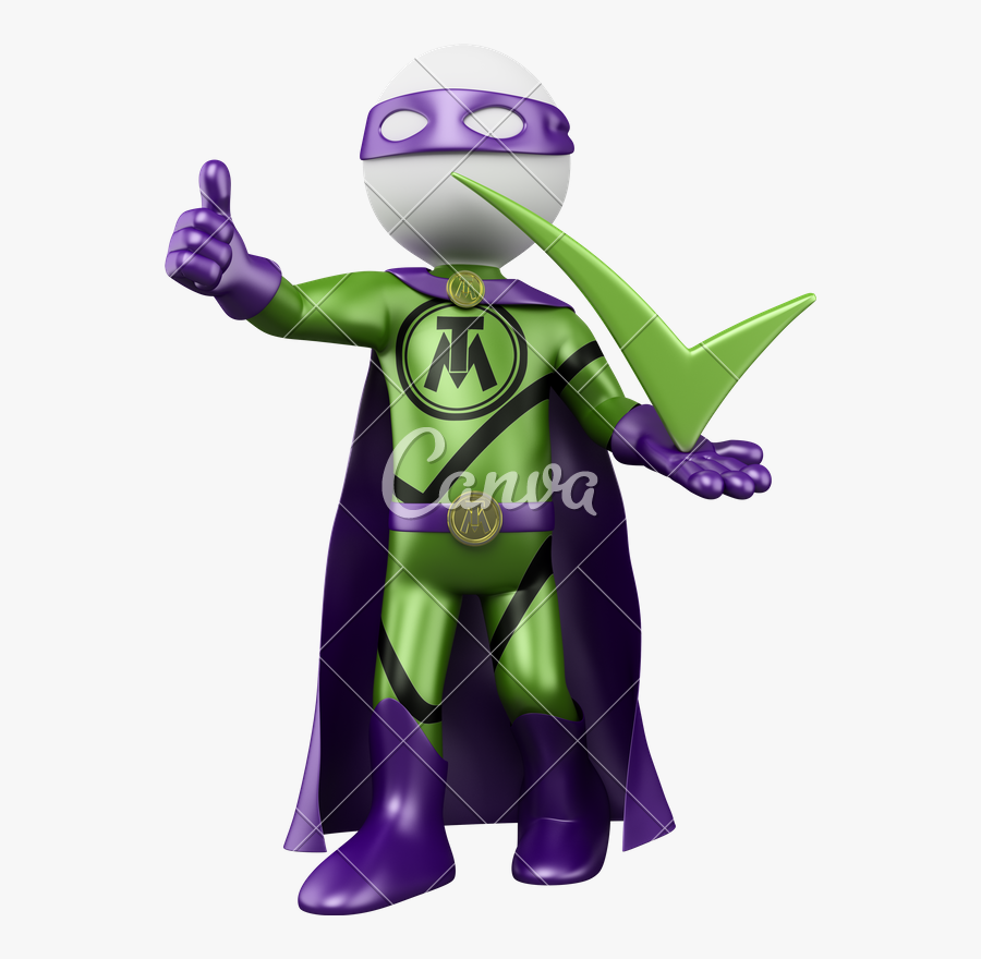 D Photos By - Superhero, Transparent Clipart