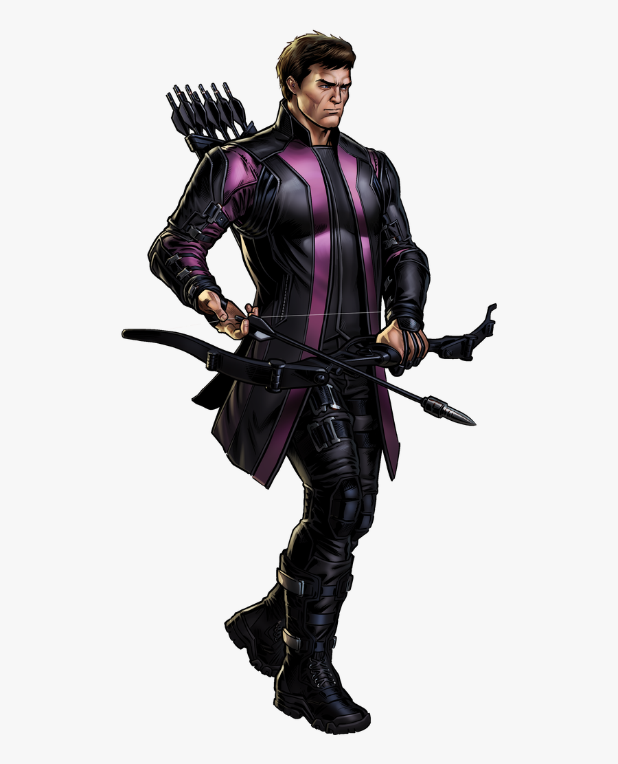 Avengers Hawkeye Png - Avengers Alliance Black Hawkeye Png, Transparent Clipart