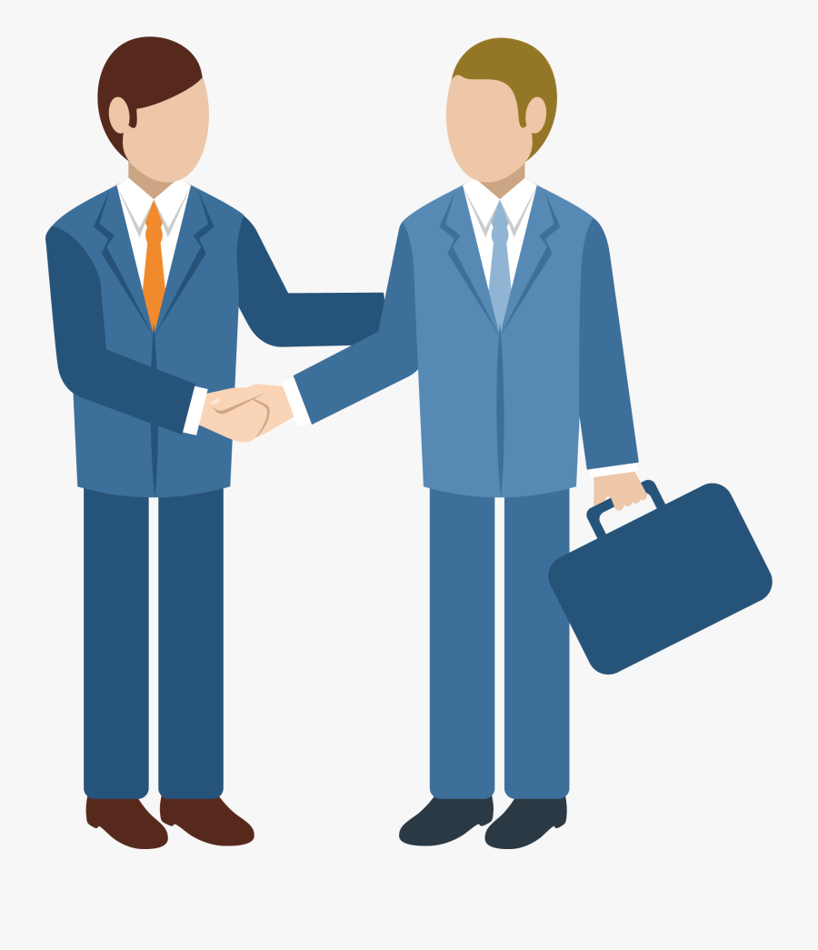 Customer Management Recruitment Meeting Clients - Businessman Shaking Hands Png, Transparent Clipart