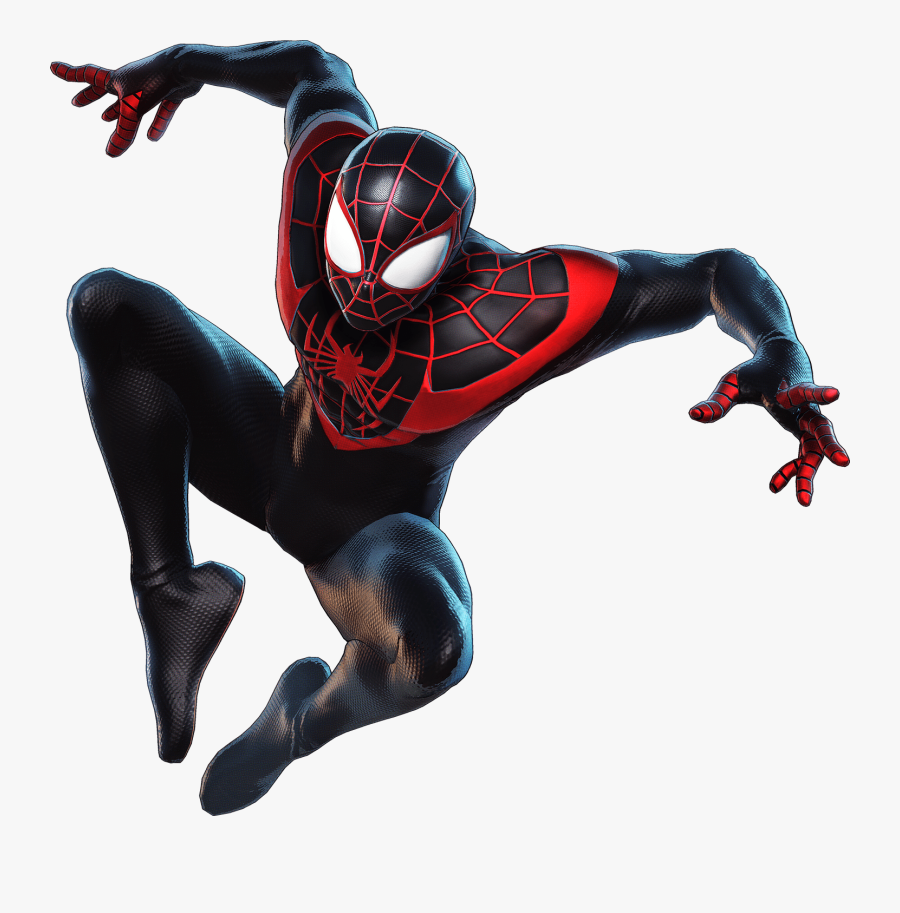 Spiderman Png Miles - Marvel Ultimate Alliance 3 Miles Morales, Transparent Clipart
