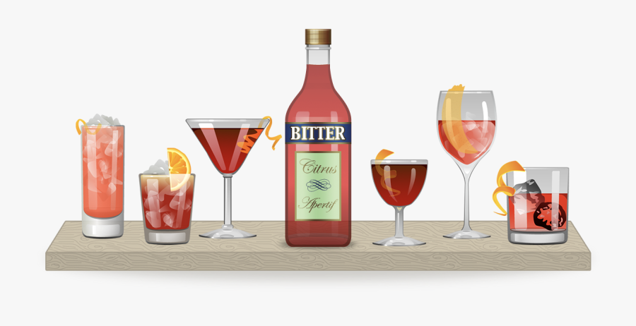 Transparent Martini Splash Png - Wine Glass, Transparent Clipart