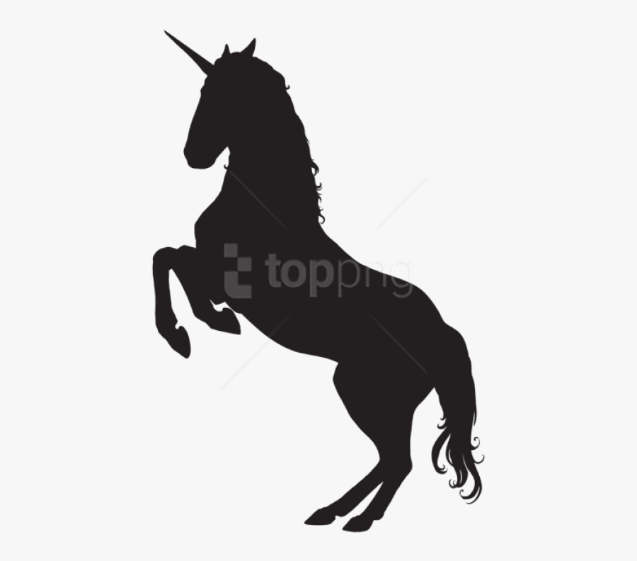 Free Png Unrn Silhouette Png - Unicorn Silhouette Png, Transparent Clipart