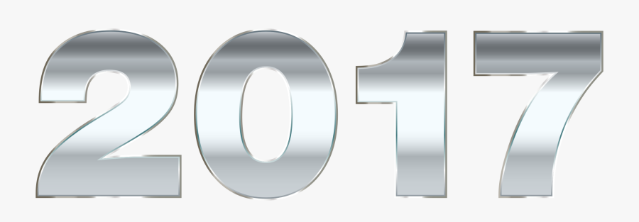 Typography No Background Big - 2017 Without Background, Transparent Clipart