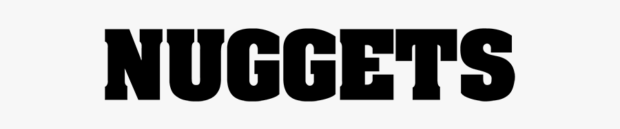 Clip Art Nuggets Download Famous Fonts - Denver Nuggets Jersey Font, Transparent Clipart