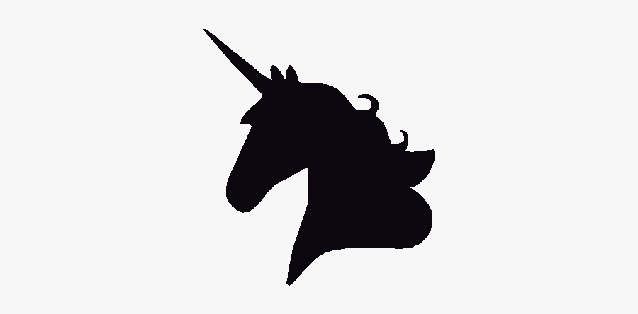 Glammarr Studios - Black And White Unicorn Sticker, Transparent Clipart