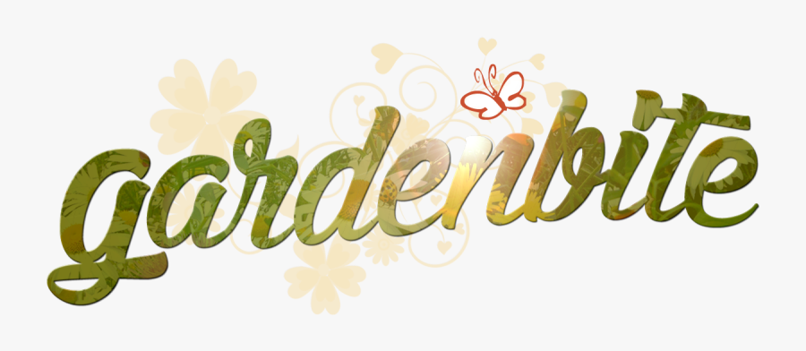 Garden Bite - Calligraphy, Transparent Clipart